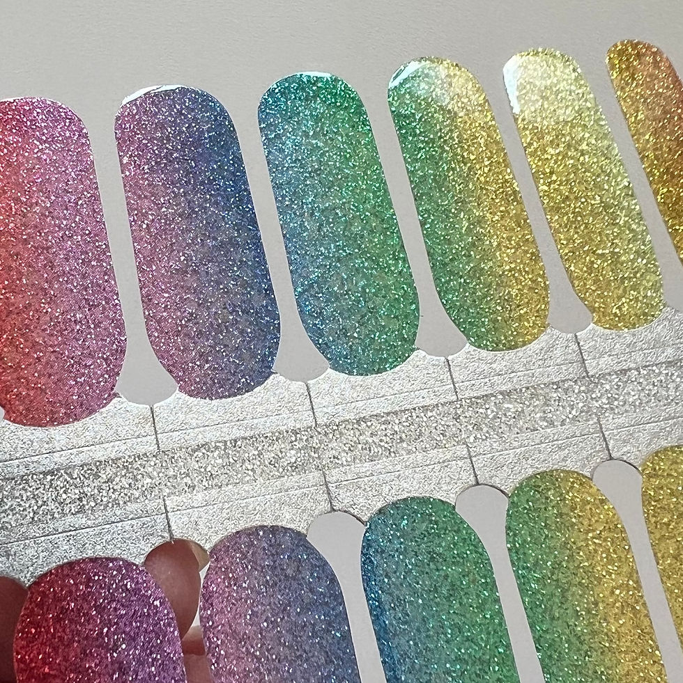Miniatura: Vertical Glitter Rainbow