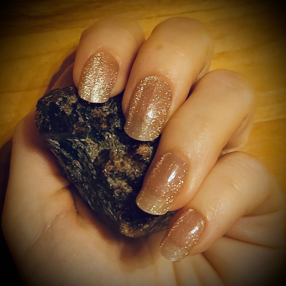 Miniatura: Mystery Glitter Beige (UV-Folie)