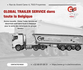 Global Trailer Service dans toute la Belgique