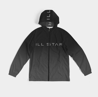 Vintage Black Windbreaker