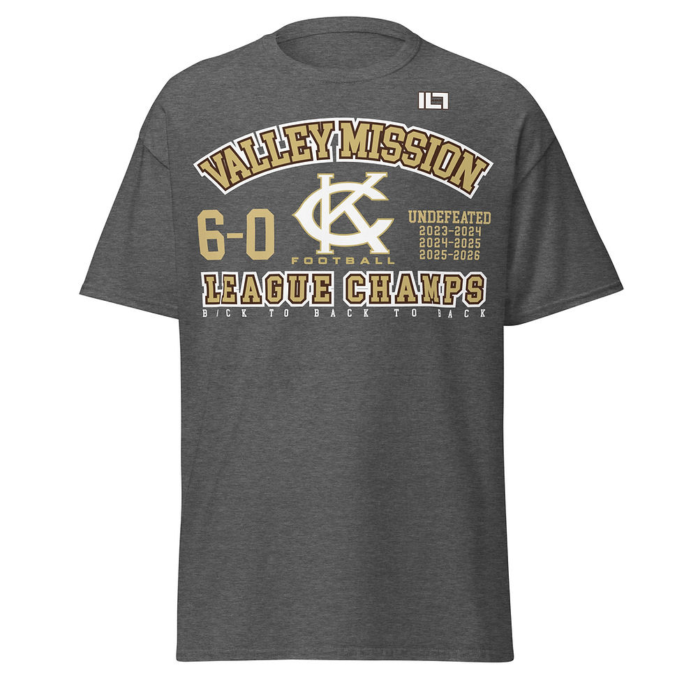 Thumbnail: '25-'26 Valley Mission League Champs Unisex Tee