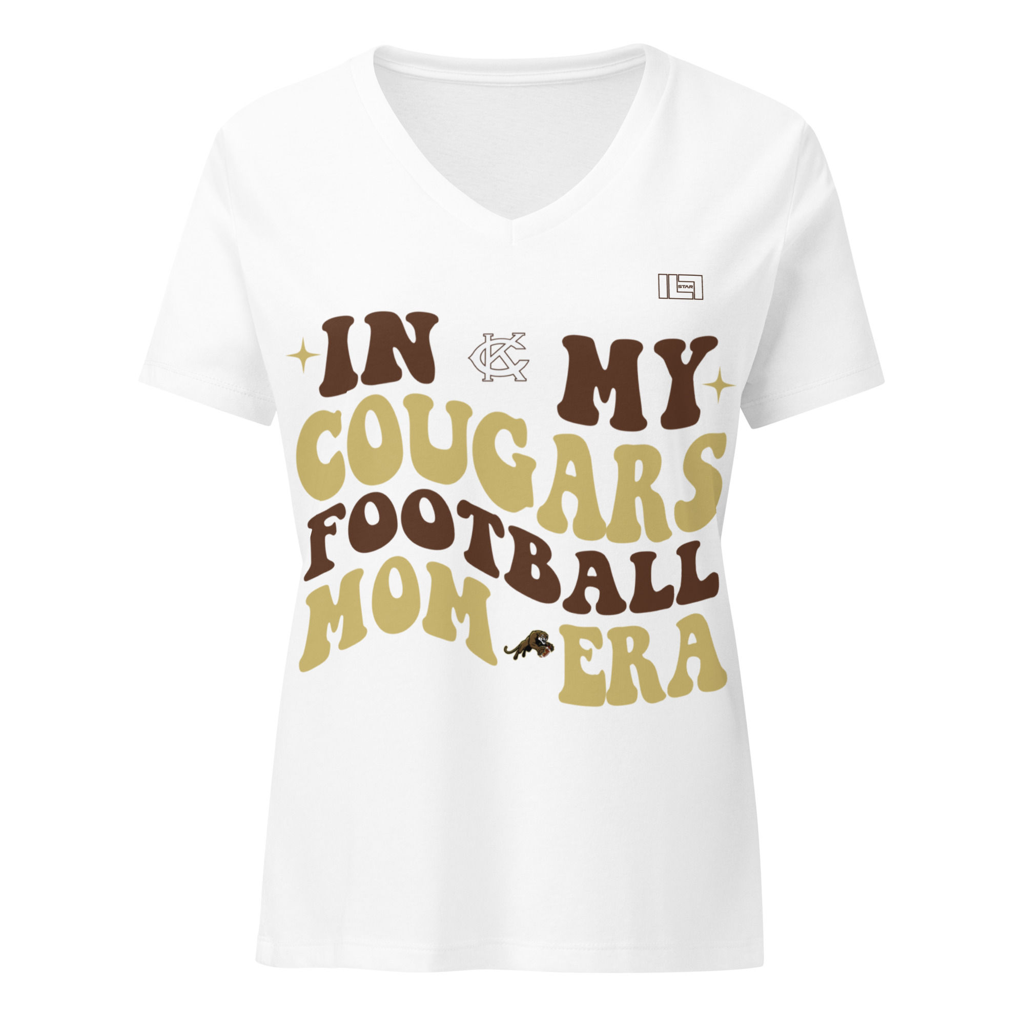 Cougar Mom's Era Women’s V-neck Tee