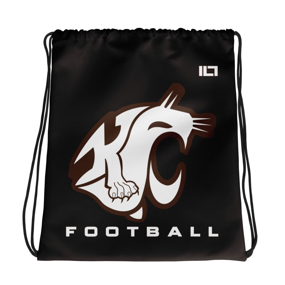 Cougars KC Football Drawstring Bag