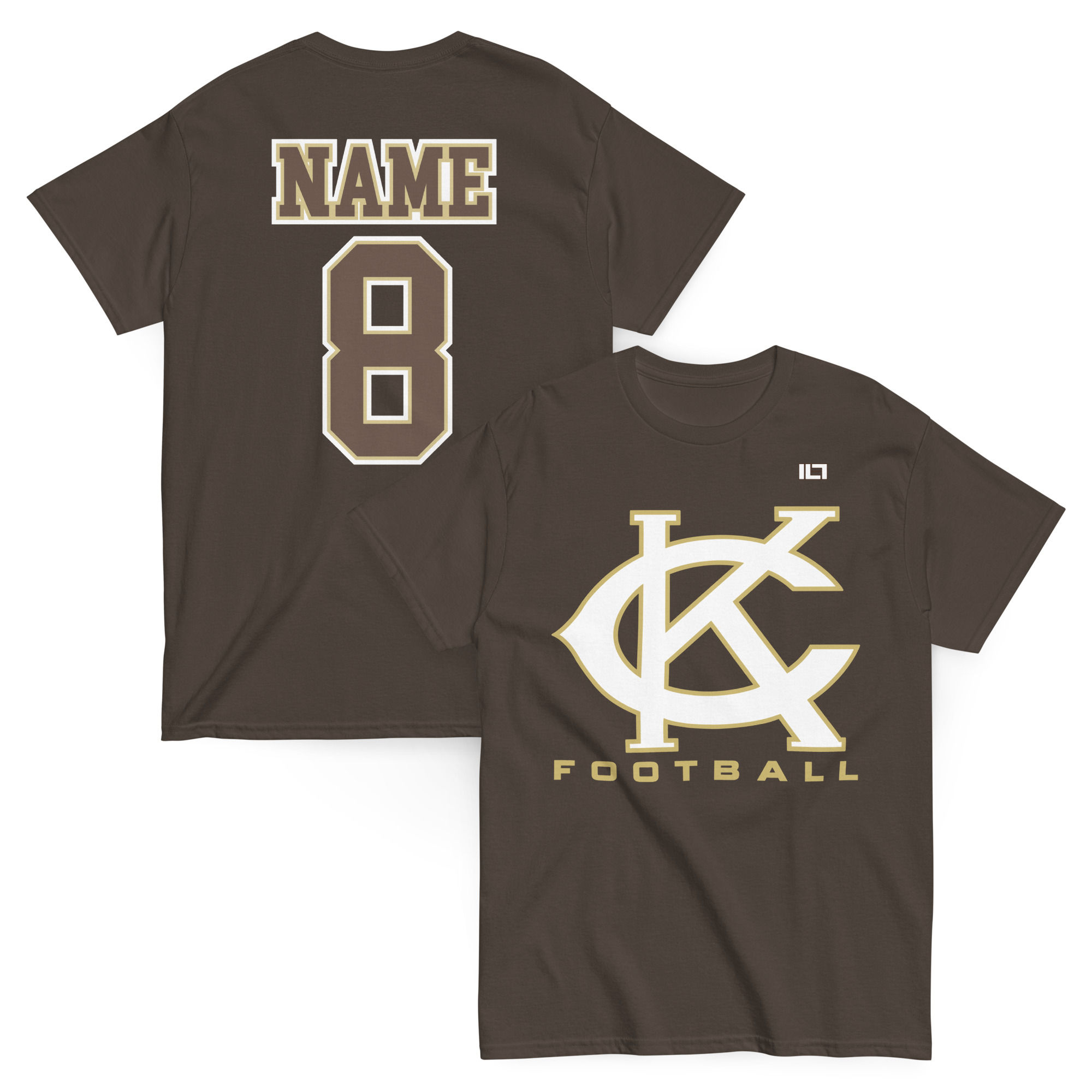 Custom KC Football Tee
