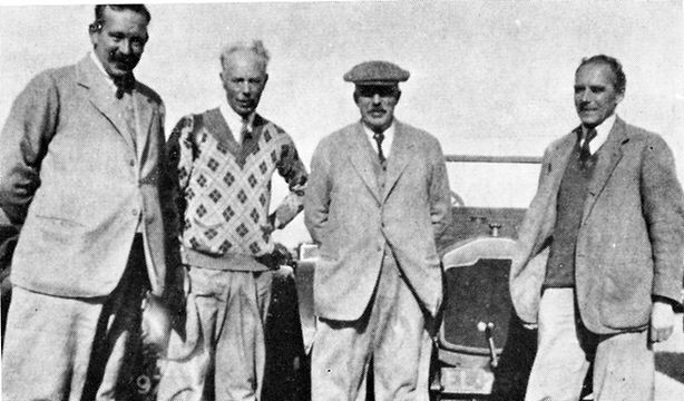 Golf Party - Ralph Fowler, F.W. Aston, Rutherford, G.I. Taylor.jpg