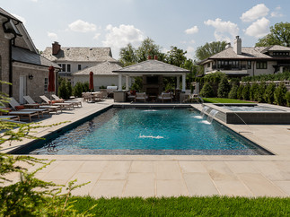 Natural Stone Pool Deck for Swimming Pool Luxury Outdoor living