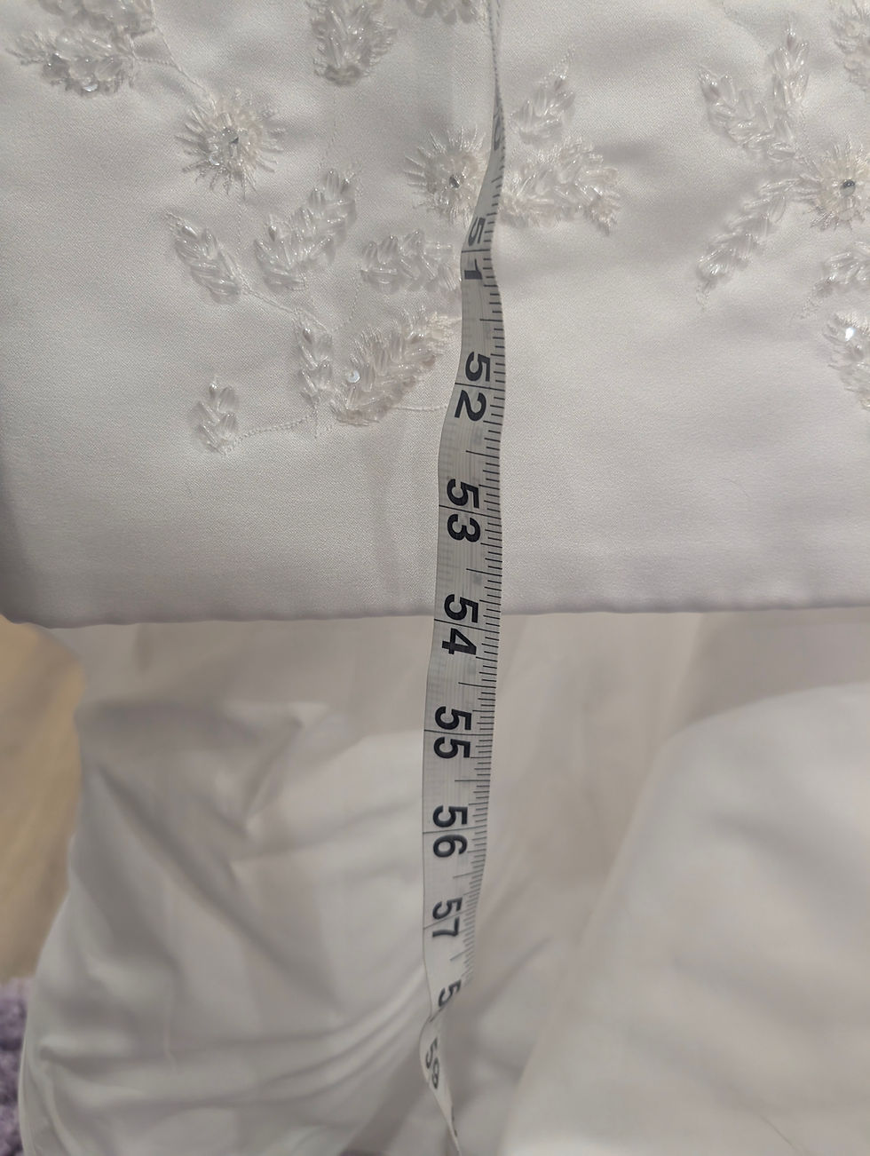 Thumbnail: A-line spaghetti strap wedding gown