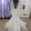 Thumbnail: Cinderella Divine CD951W Long Sleeved Wedding Gown Size Ivory and Nude