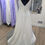 Thumbnail: David's Bridal A Line Wedding Dress Size 16 in Ivory.