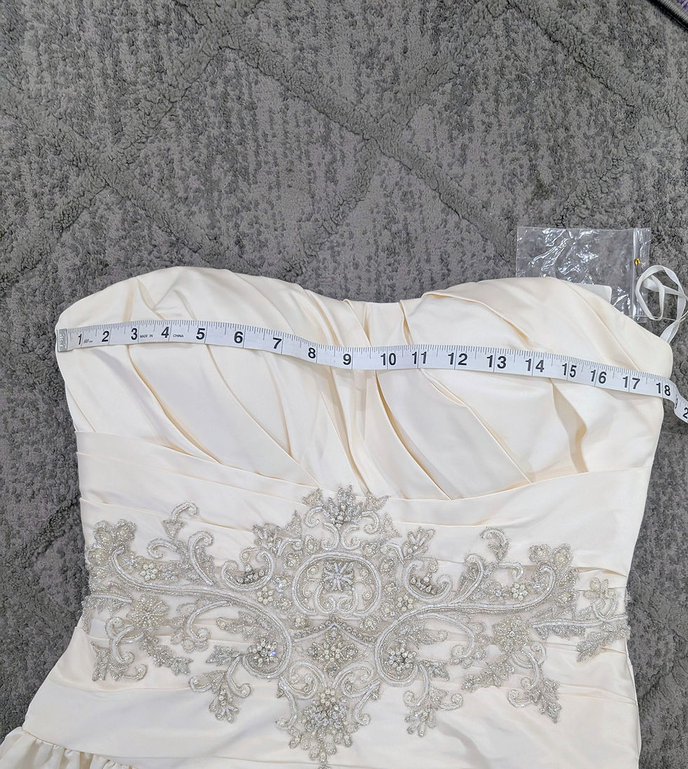 Thumbnail: Casablanca Couture Ballgown in dark ivory size 14