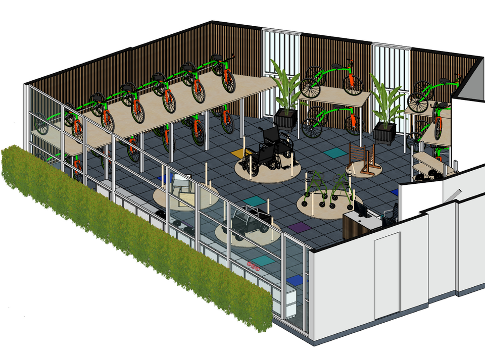 Accessible commercial interior Northmead NSW demonstration areas product visibility professional aesthetic