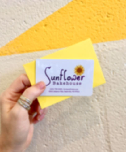 $25 Sunflower Bakehouse Gift Card