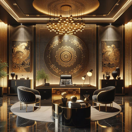Designing Opulence: A Luxurious Office