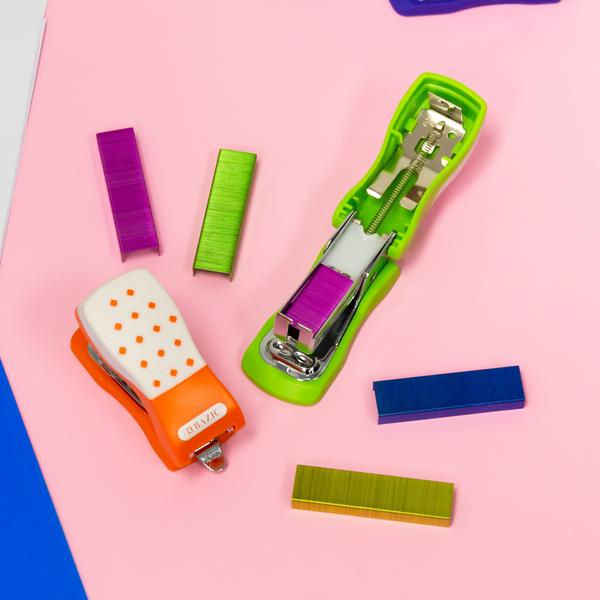 Miniatura: Mini Cushion Grip Standard (26/6) Stapler w/ 500 Ct. Staples - Random Color