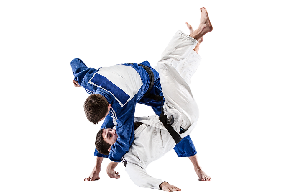 Judo Practitioners Grappling