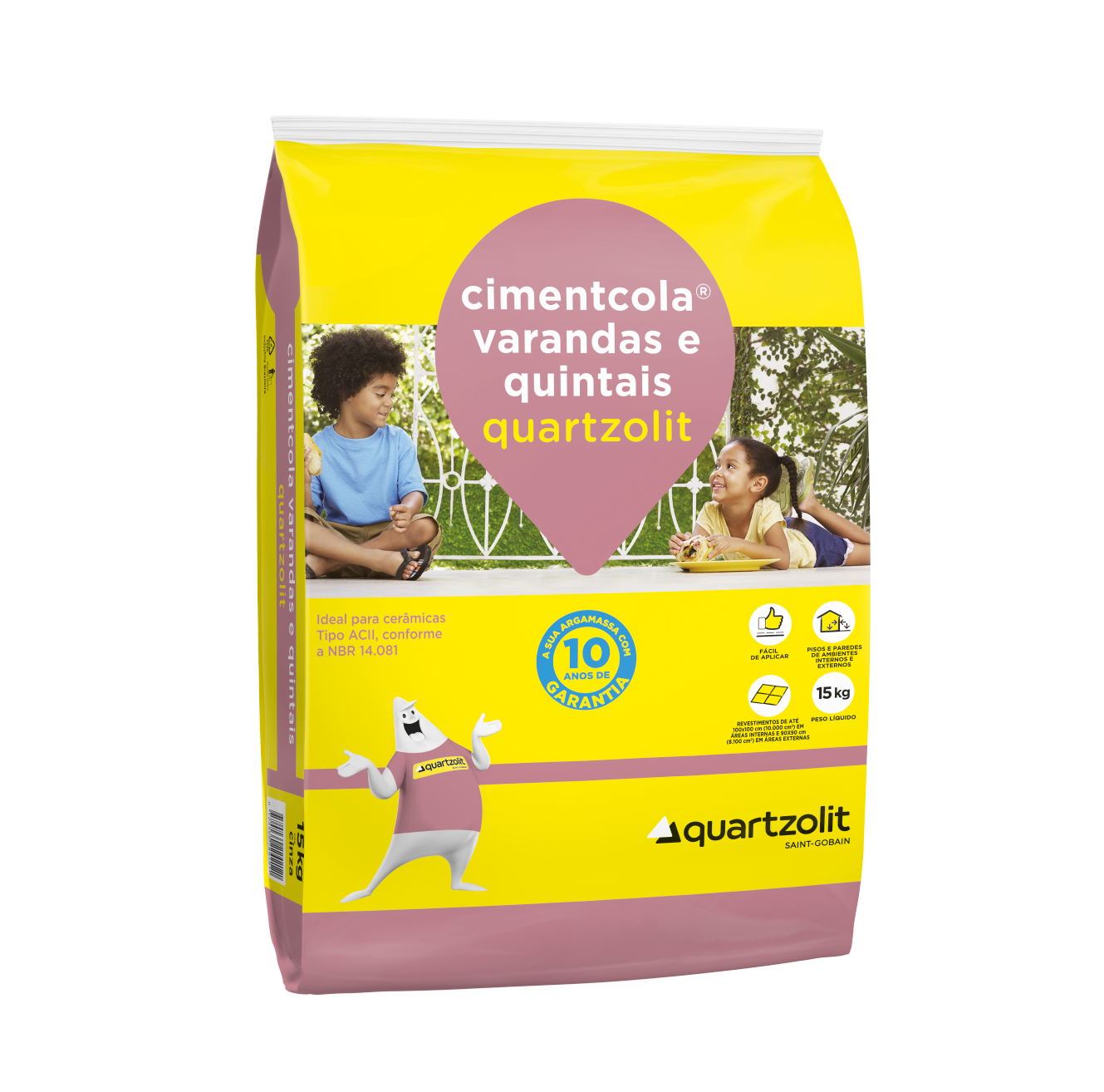 CIMENTCOLA VARANDAS E QUINTAIS - QUARTZOLIT