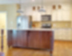 Cherry and Off White Kitchen by Kraftmaid