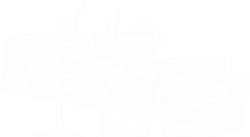 Censor Bar Logo White