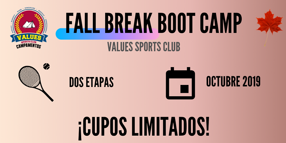I UTR Fall Break Boot Camp
