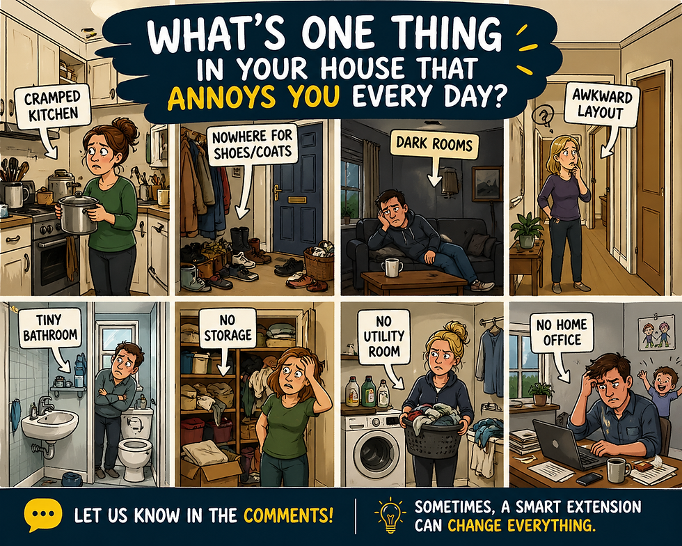 What’s one thing in your house that quietly winds you up every single day?