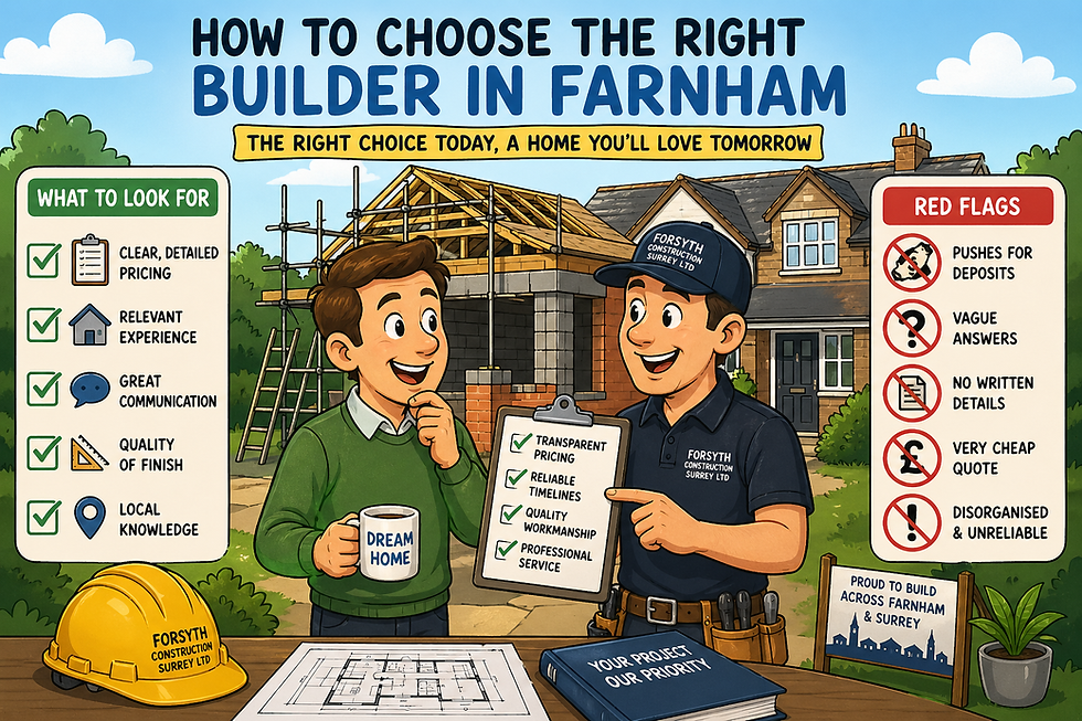 How to Choose the Right Builder in Farnham (Without Regretting It Later)