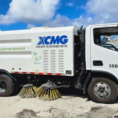 WAMCO Revolutionizes Hulhumalé Street Cleaning with High-Tech Sweeper