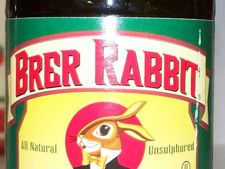 Brer Rabbit Molasses bottle. 