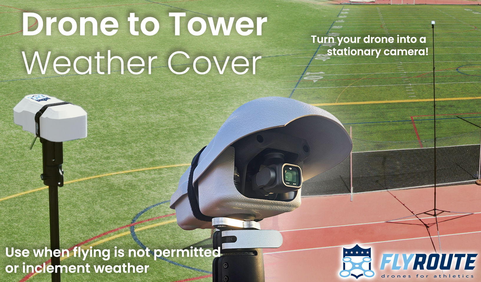 Drone to tower cover in-field