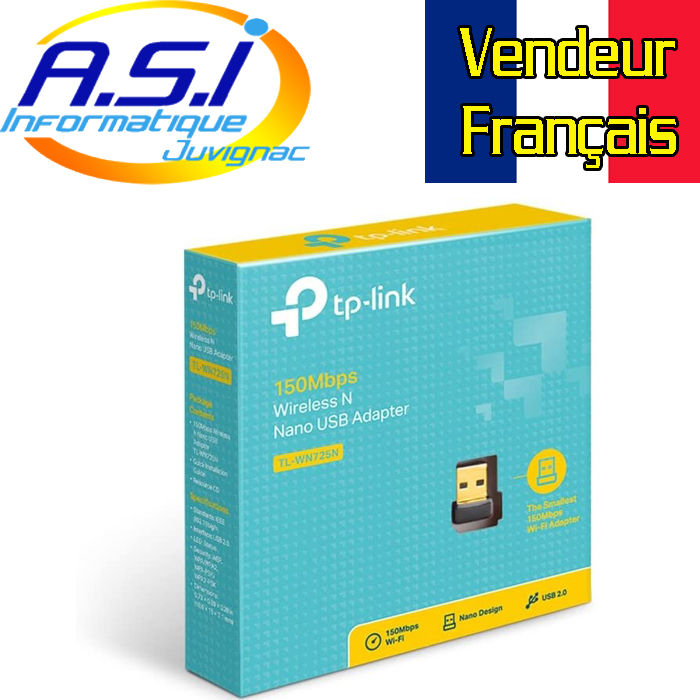 Clé USB dongle adapteur Wifi TP-Link 150 mbps