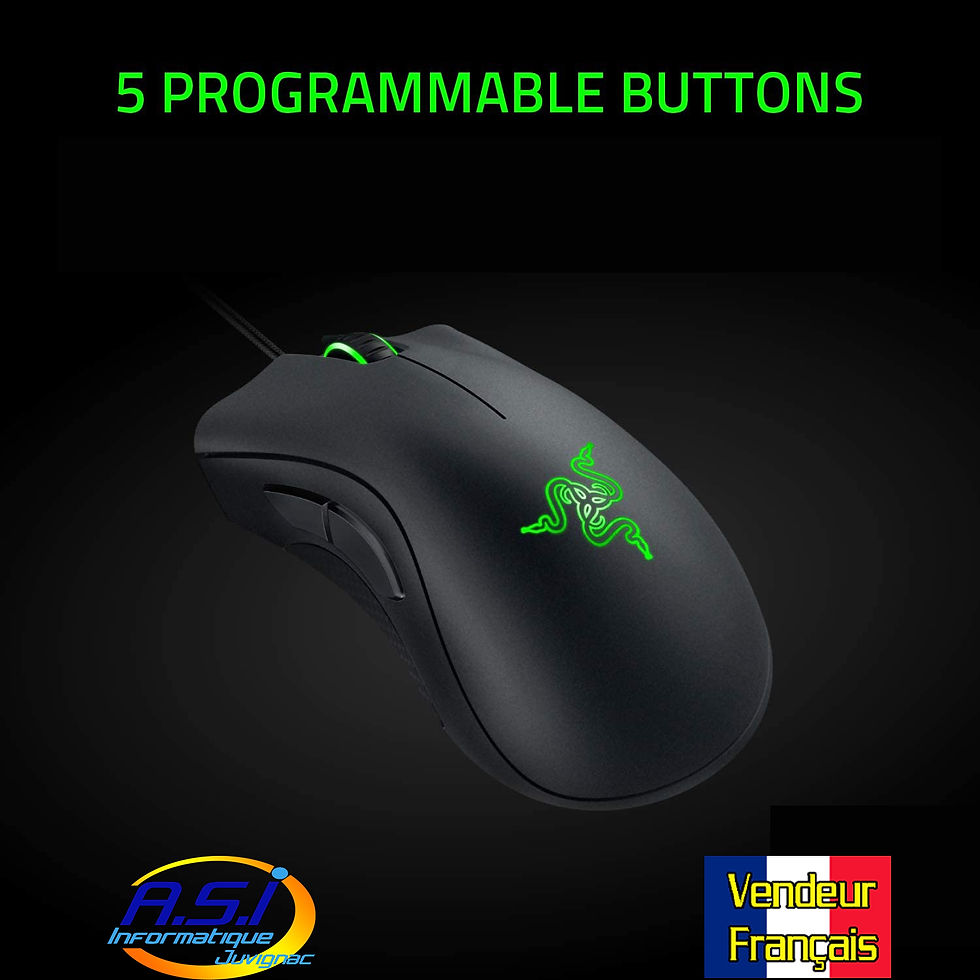 Miniature : Souris Gamer Jeu Razer Deathadder Essential Gaming 6400 DPI