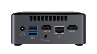 Miniature : Mini ordinateur PC intel Nuc Pentium silver 256 Go SSD 4Gb Ram Win 10