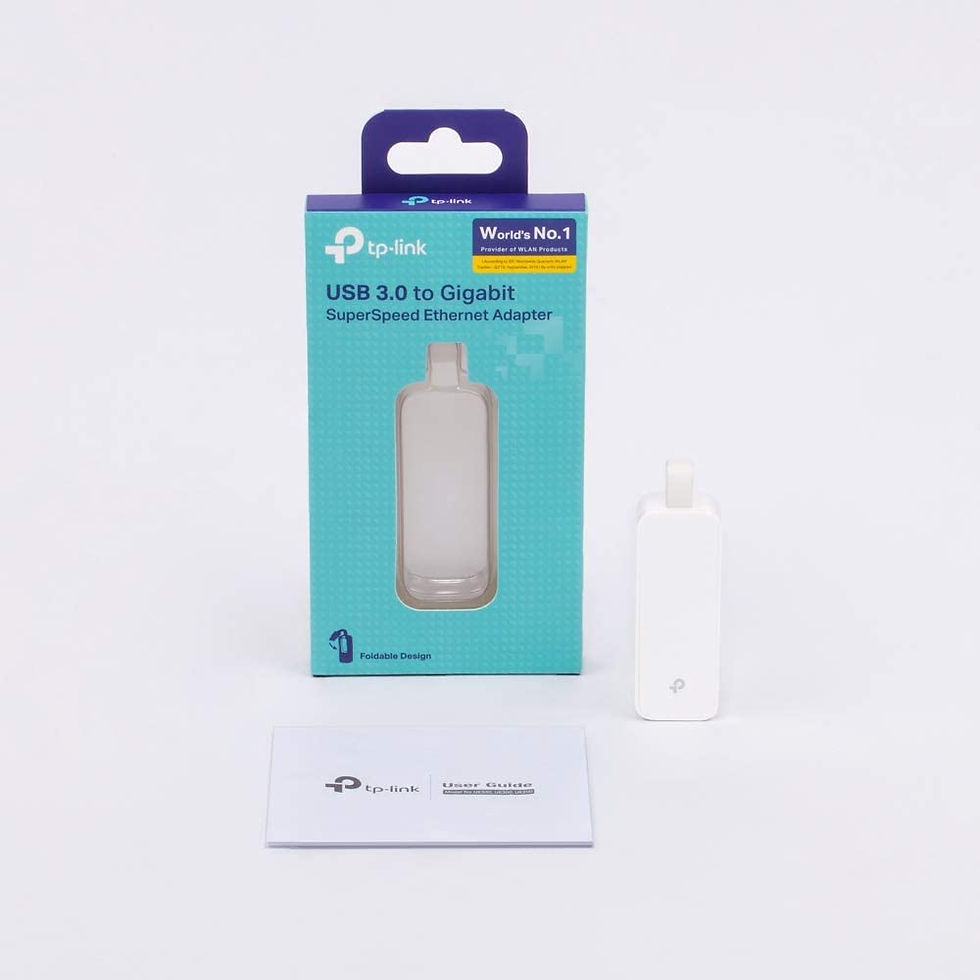 Miniature : Adaptateur USB 3 vers RJ45 Gigabit 1000 Mbps Ethernet TP-Link