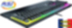 Miniature : Clavier Gamer à Membrane Roccat Magma RGB Gaming AZERTY