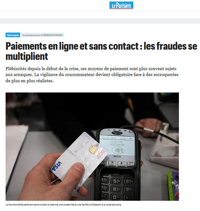 Miniature : Etui de protection pour Carte Bleue CB anti paiement sans contact