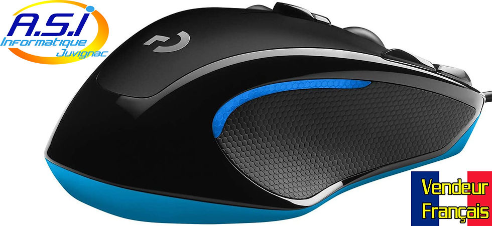 Miniature : Souris Gamer Jeu Logitech Gaming Ambidestre G300s 2500 DPI noire