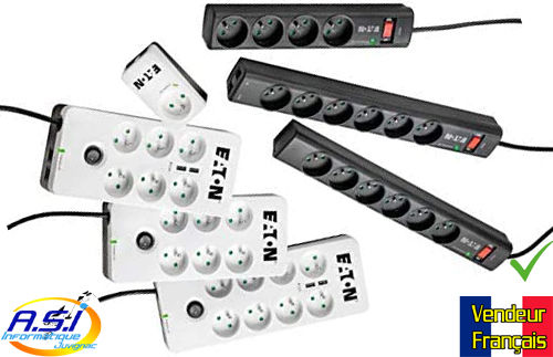 Miniature : Multiprise (6 prises) Parafoudre Eaton Parasurtenseur
