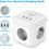 Miniature : Copie de Cube Multiprise 3 Prises + 3 Ports USB parafoudre (5V3,1A/15,5W)