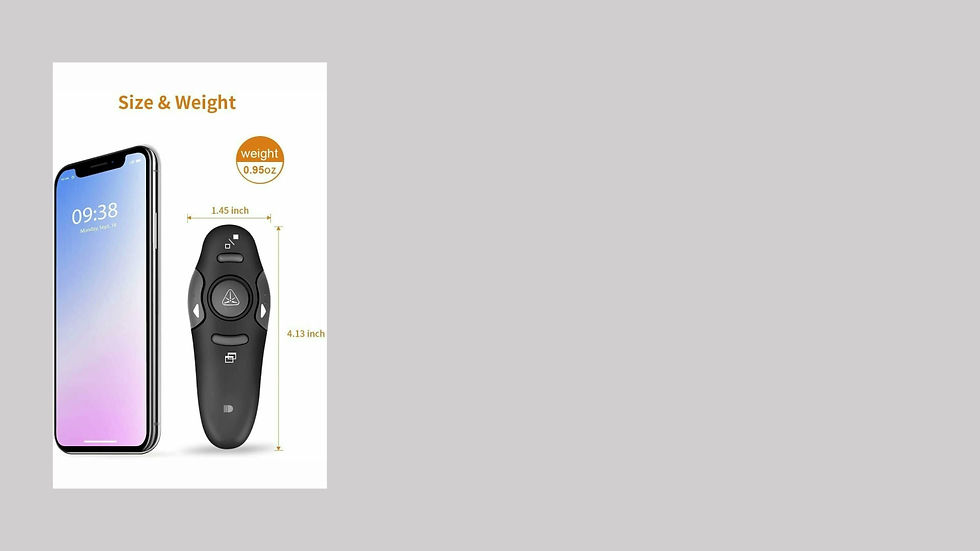 Miniature : Pointeur Télécommande Powerpoint LASER sans fil VENDEUR FRANÇAIS