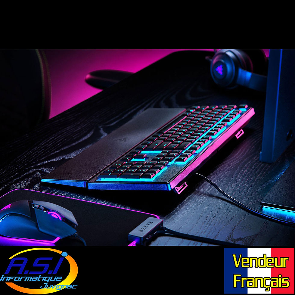 Miniature : Clavier Gamer à membranes Razer Ornata V3 X RGB Chroma AZERTY