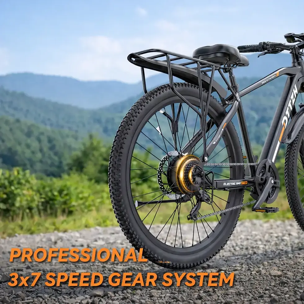 Thumbnail: Dttzh SD26 Electric Mountain Bike | 500W Motor, 48V 13Ah & 60mi Range