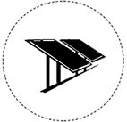 Ground solar mounting structure
