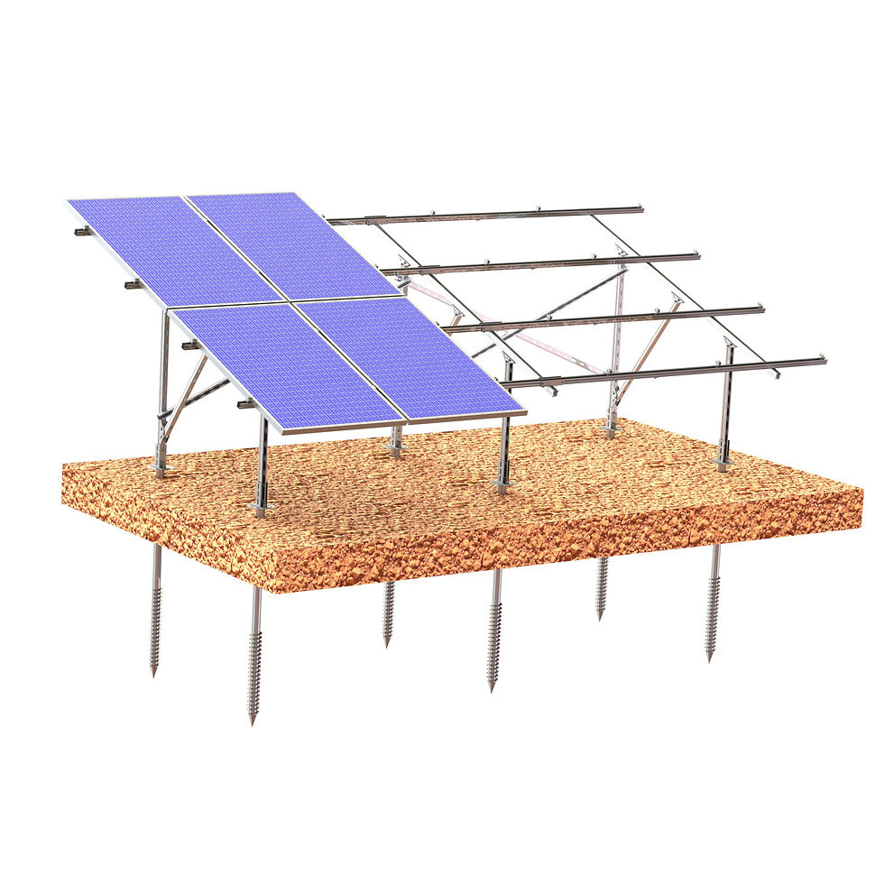 Thumbnail: New design al mg zn steel SS350 solar mounts