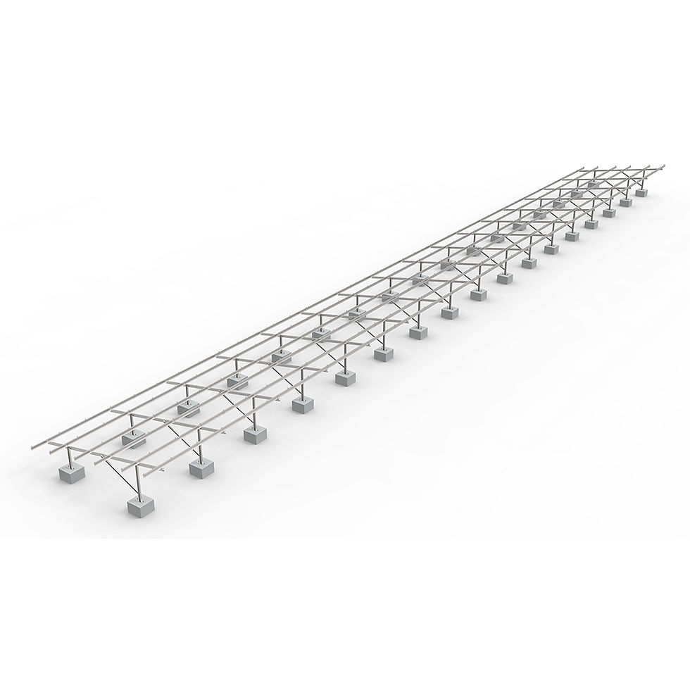 Thumbnail: High-Strength Steel Ground-Mounted Solar Mounting Structure System