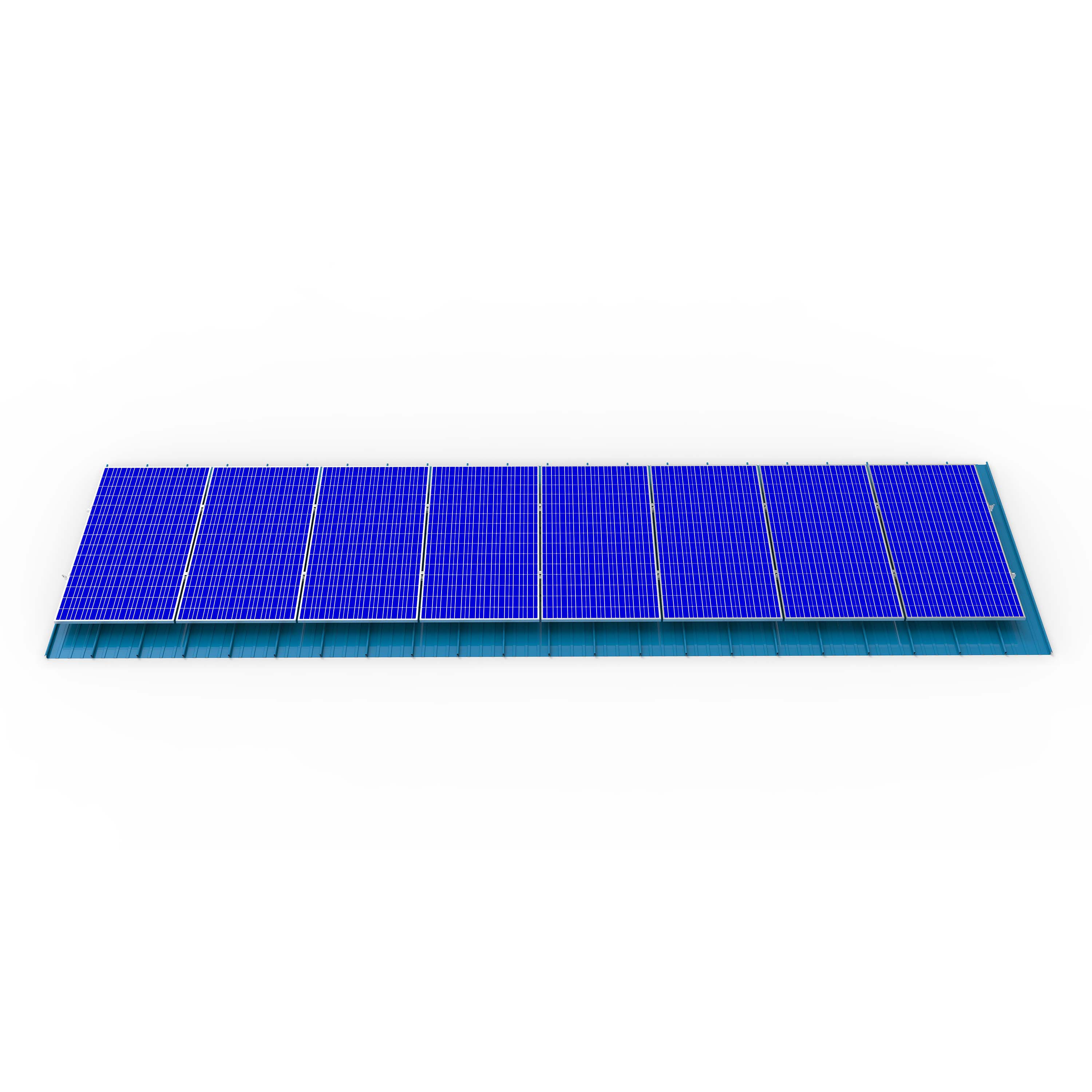 New Design Round clip lok metal roof solar mounting kits with L feet