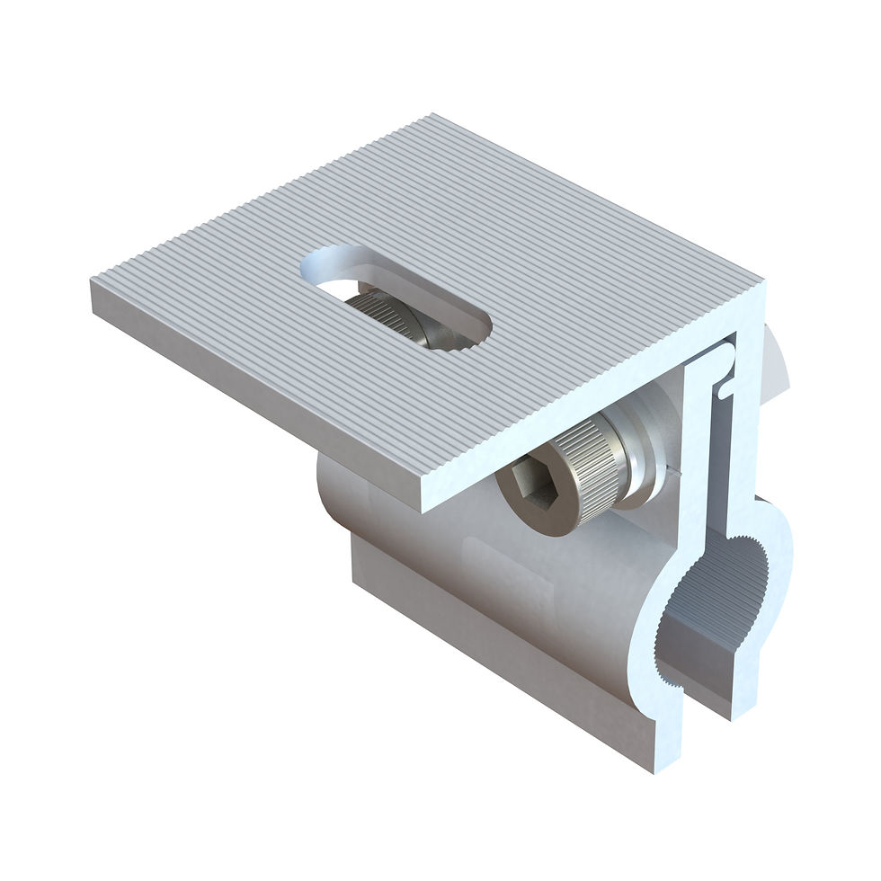 Thumbnail: Round metal roof klip lok bracket