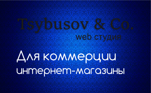 Web студия Tsybusov