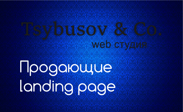 Web студия Tsybusov