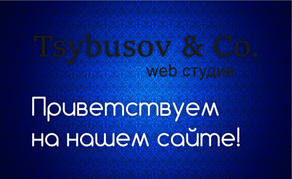 Web студия Tsybusov