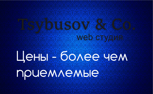 Web студия Tsybusov