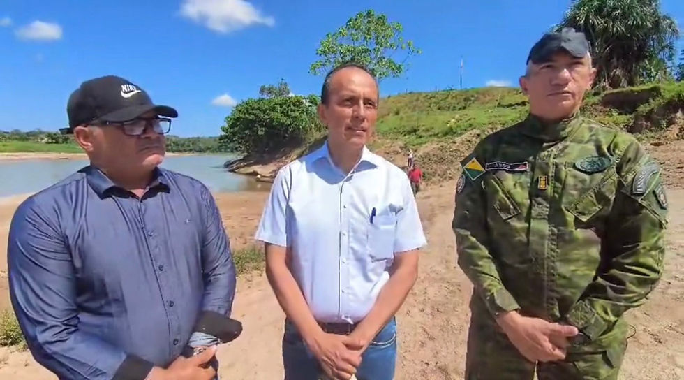 Prefeito Tamir Sá se reúne com ministro do Peru e autoridades para discutir fortalecimento da segurança na fronteira